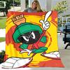 1pc Blanket Marvin the Martian Print Design, Lightweight Blanket for Sofa, Bed- Soft &Warm, Gift for All Seasons Like Christmas, Halloween