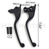 Brake Clutch Hand Lever For Harley Davidson 08-13 Touring 2014-Later FLHR and FLHRC Chrome/Black Motorcycle Parts