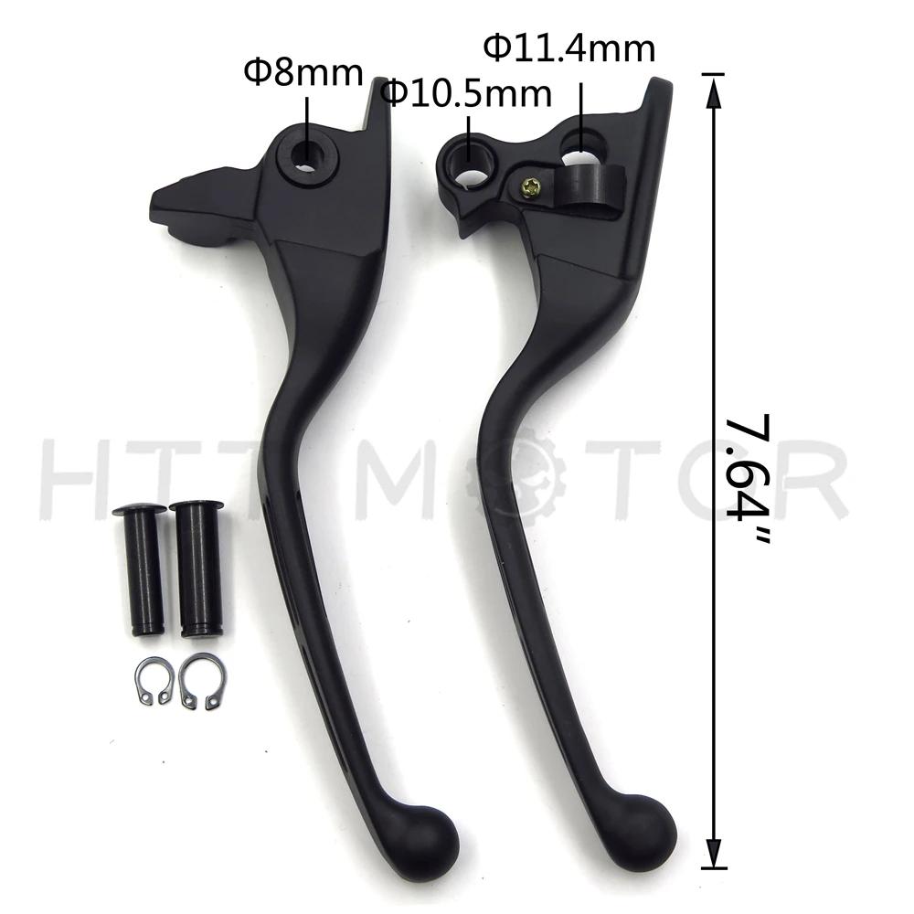 Brake Clutch Hand Lever For Harley Davidson 08-13 Touring 2014-Later FLHR and FLHRC Chrome/Black Motorcycle Parts