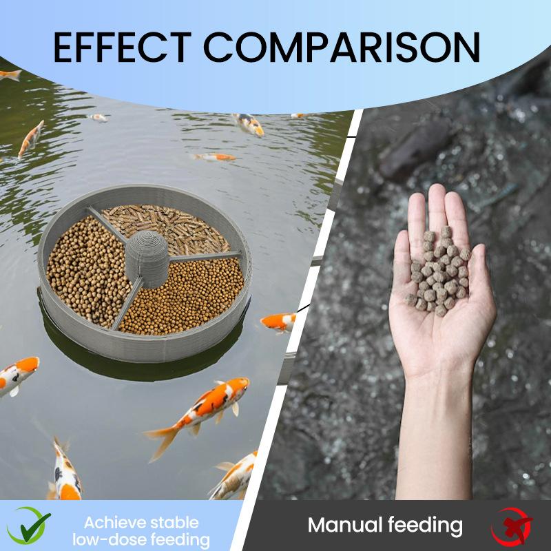 Fôringsring for akvarium Flytende fôrmater Rund form Akvarietilbehør Verktøy for oppdrett av Guppy Betta Skilpadde Ferskvann