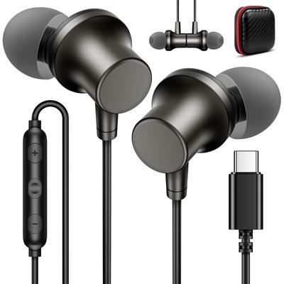 MACLE Type-C Wired Earphones with Deep Bass, Magnetic, In-Ear Headphones, Compatible with iPhone 1615 Pro Max, iPad Pro, iPad 10, Air 4, 5, Mini 6,