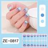French Tip Nail Sticker Glittering Nail Polish Stickers Flowers Gels Nail Strips Nail Art Decortions Manicures Supplies