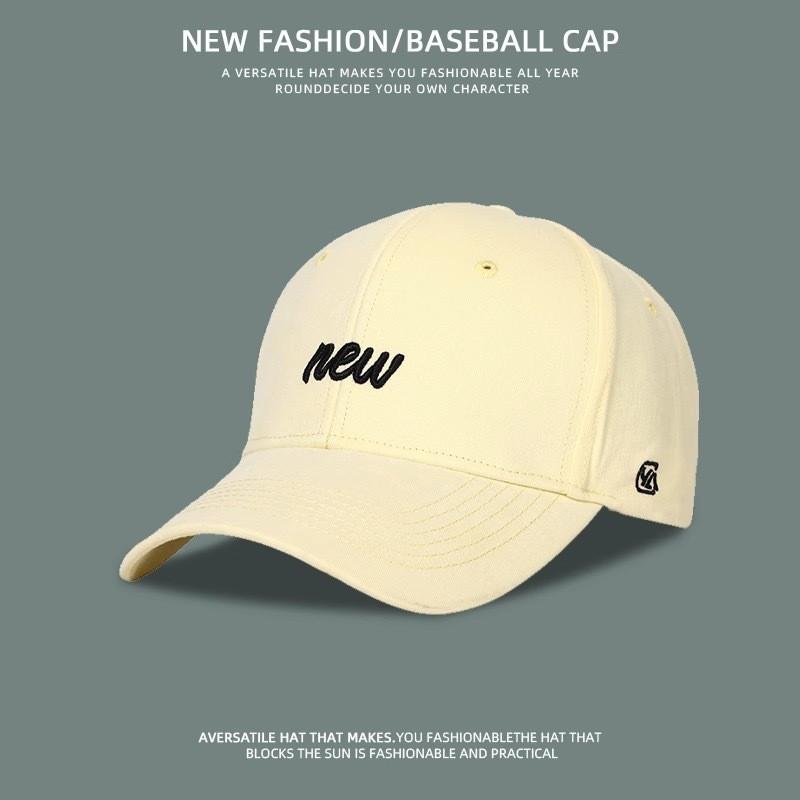 Cotton Baseball Cap With Embroidery Sun Protection For Casual Women