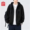 MINISO Men's Casual Zipper Hoodie Sweatshirt