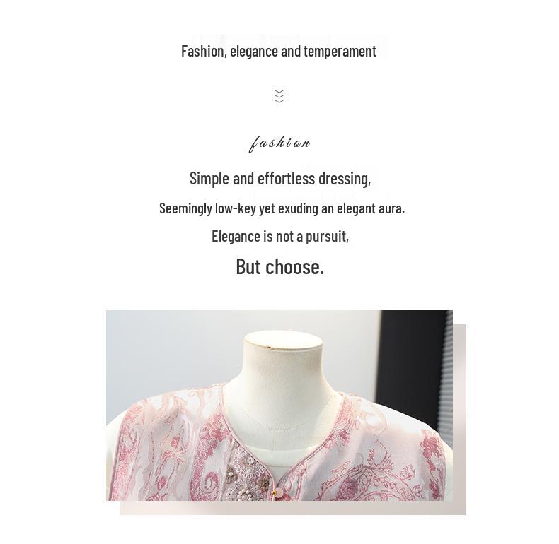 2026 Spring Collection: Elegant Chinese-Style Vest for Middle-Aged Women, Dignified and Trendy Fashion for Women Aged 50+