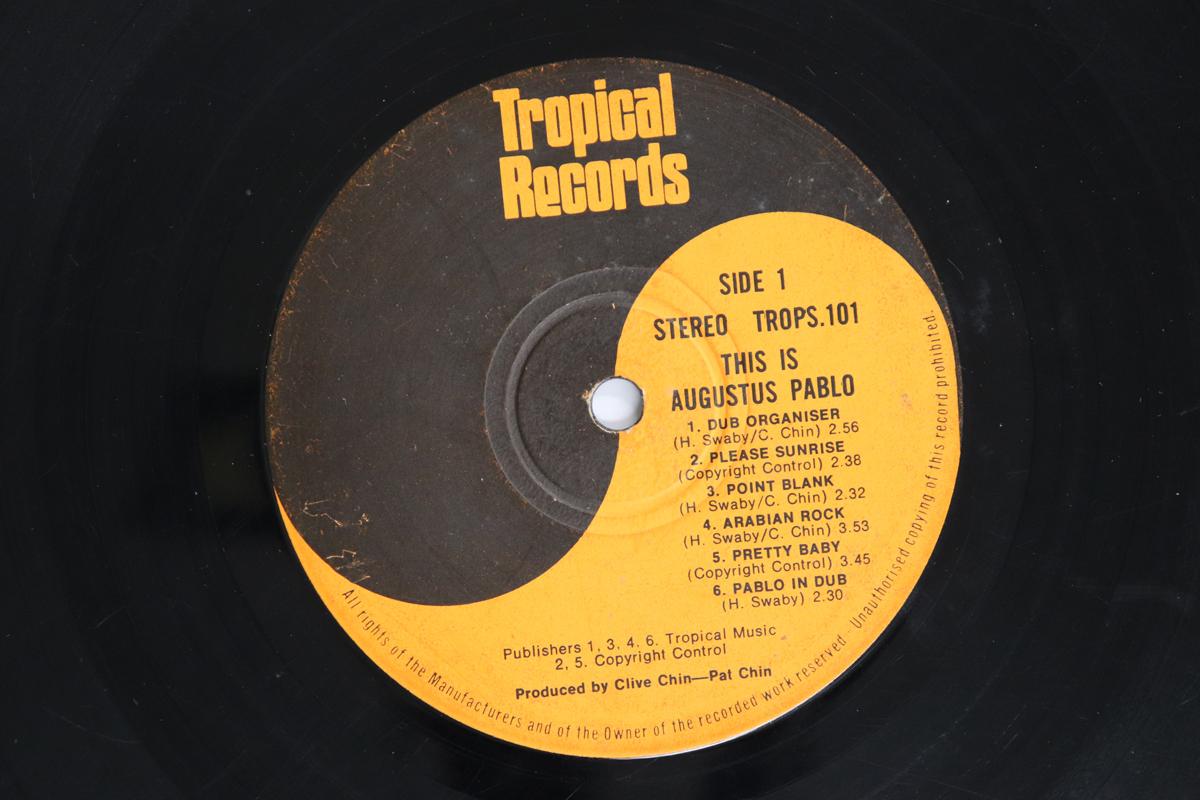 

LP Record AUGUSTUS PABLO - This Is Augustus Pablo TROPS101 TROPICAL RECORD 1974 UK Reggae, Ska & Dub Used