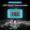 Digital Aquarium Thermometer With Lcd Display And Probe Suction Cup Perfect For Fish Tank Freshwater Saltwater Use Waterproof