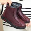 Cotton boots women's winter velvet thickened warm mother shoes soft sole middle-aged and elderly cotton shoes outdoor sports snow boots
