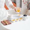 Zhuijia Yanhe Travel Tea Set with 1 Pot and 4 Cups