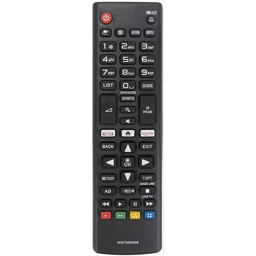 1PC Infrared TV Remote Control AKB75095308 Is Suitable for LG LCD TV чёрный