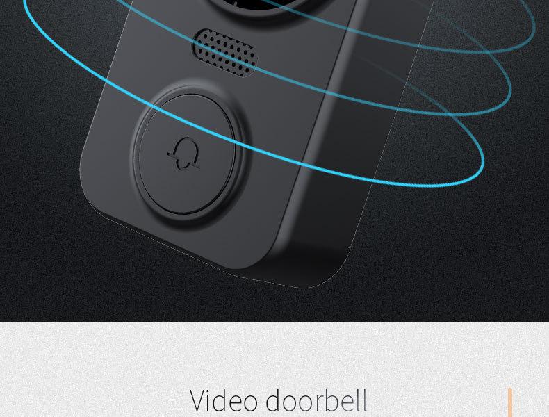 M12 Wireless Video Intercom Doorbell with Screen and HD Surveillance Voice Alert