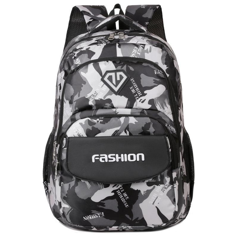 Schoolbag new large-capacity backpack, male and female junior high school students schoolbag, outdoor leisure travel commuter computer backpack