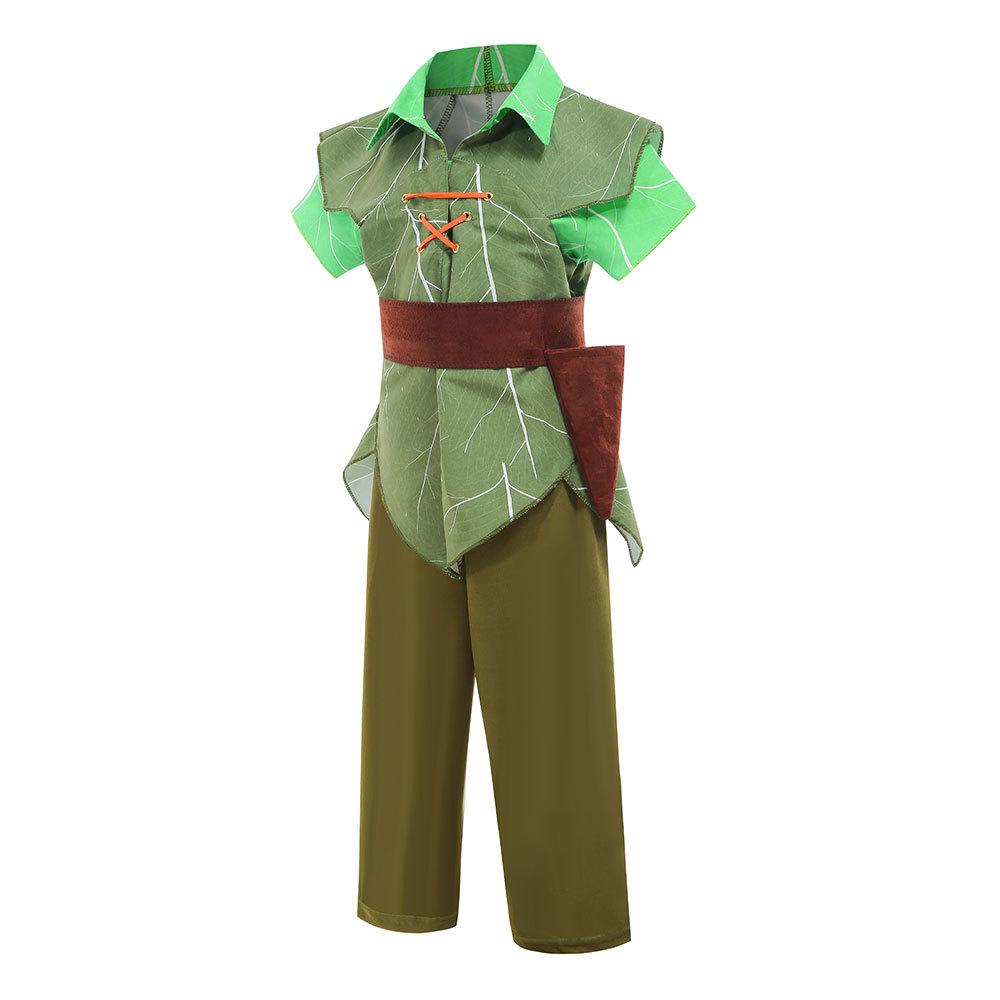 Children's Green Elf Peter Pan Halloween Party Costume