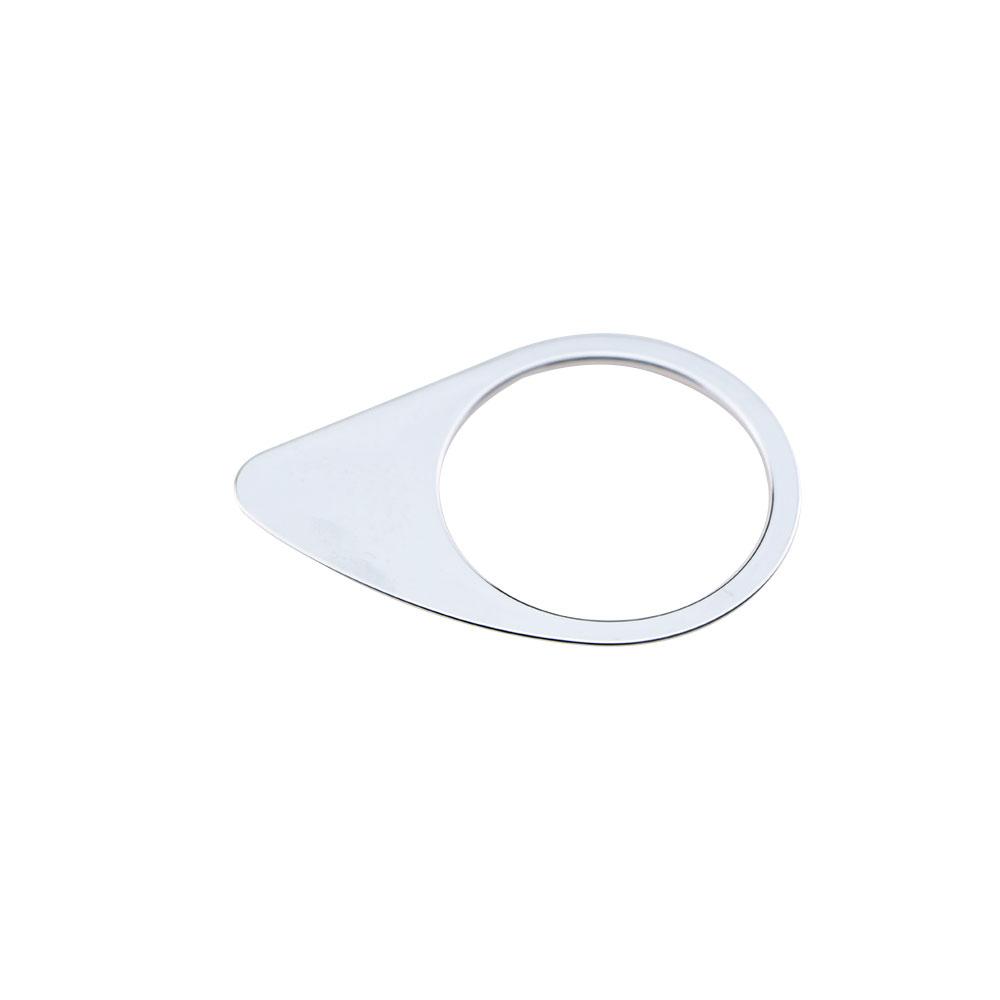 ABS Rearview Mirror Adjustment Knob Panel Decoration for Ford Focus 3 MK3 2012-2018 LHD Car Accessories