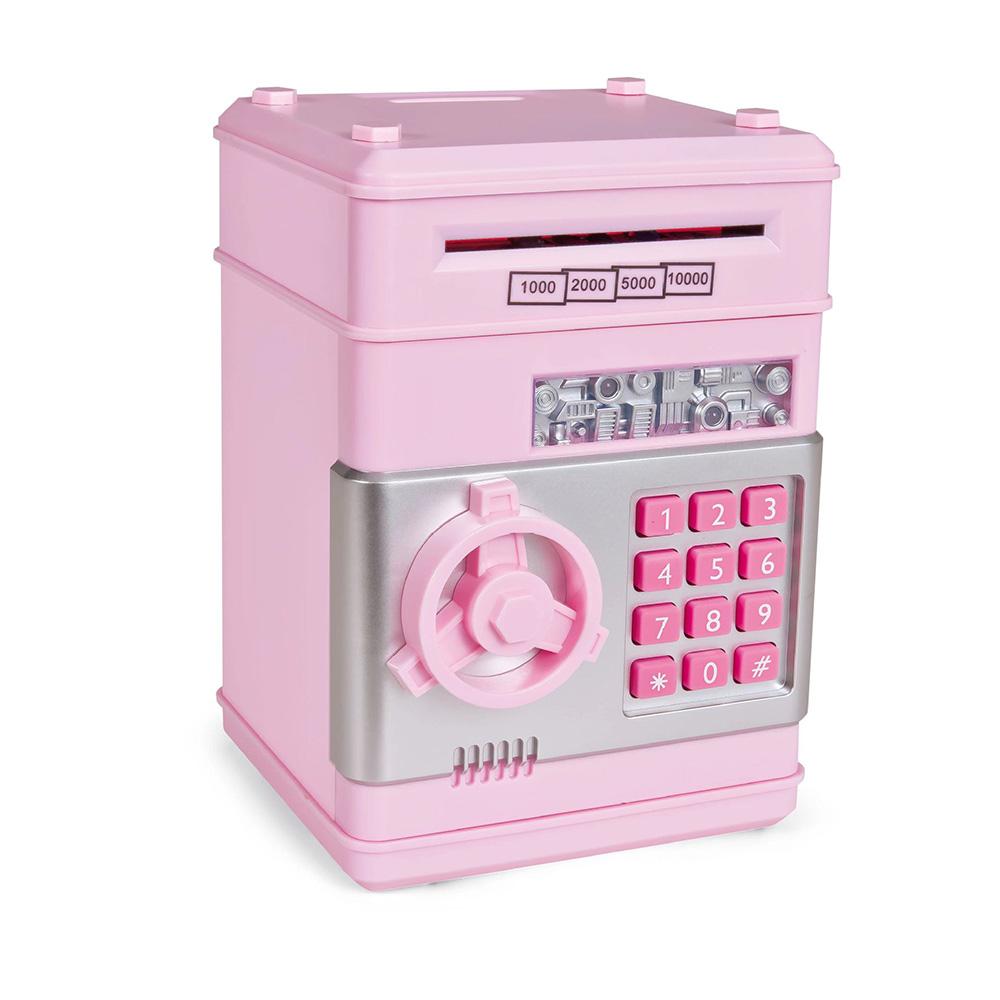 Hot Electronic Piggy Bank Safe Box for Children Digital Coins Money Box Cash Saving Safe Deposit ATM Machine Kid Christmas Gift