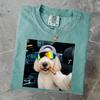 Maglietta Divertente Goldendoodle che Fuma il Sigaro, Maglietta Regalo per Proprietario di Cane, Maglietta Meme Cane Carino, Maglietta Trendy per Animali Domestici Idea Regalo, Maglietta Divertente per Amanti degli Animali