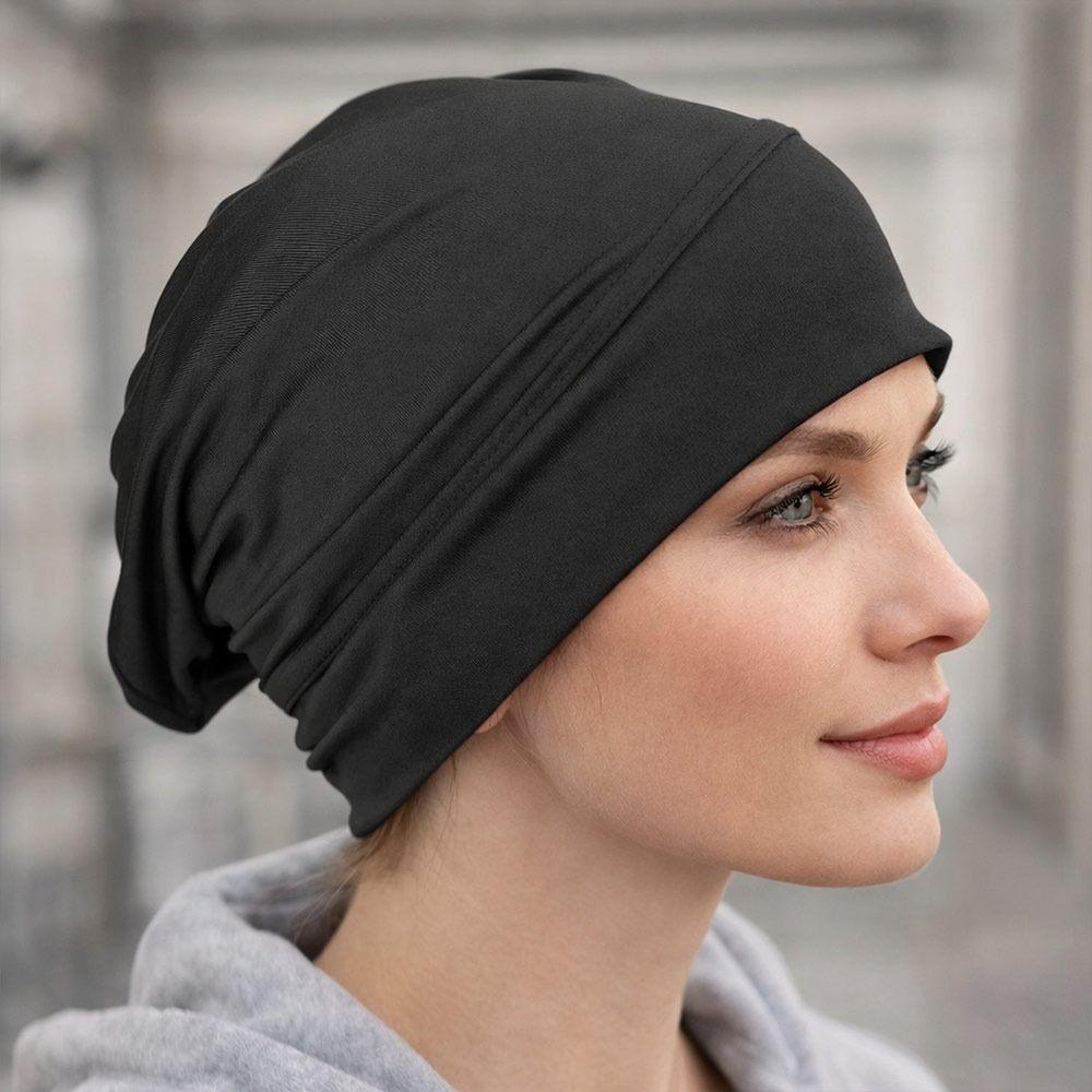Elastic Turban Hat Soft Modal Islamic Headband New Head Wrap Cap  Hair Loss