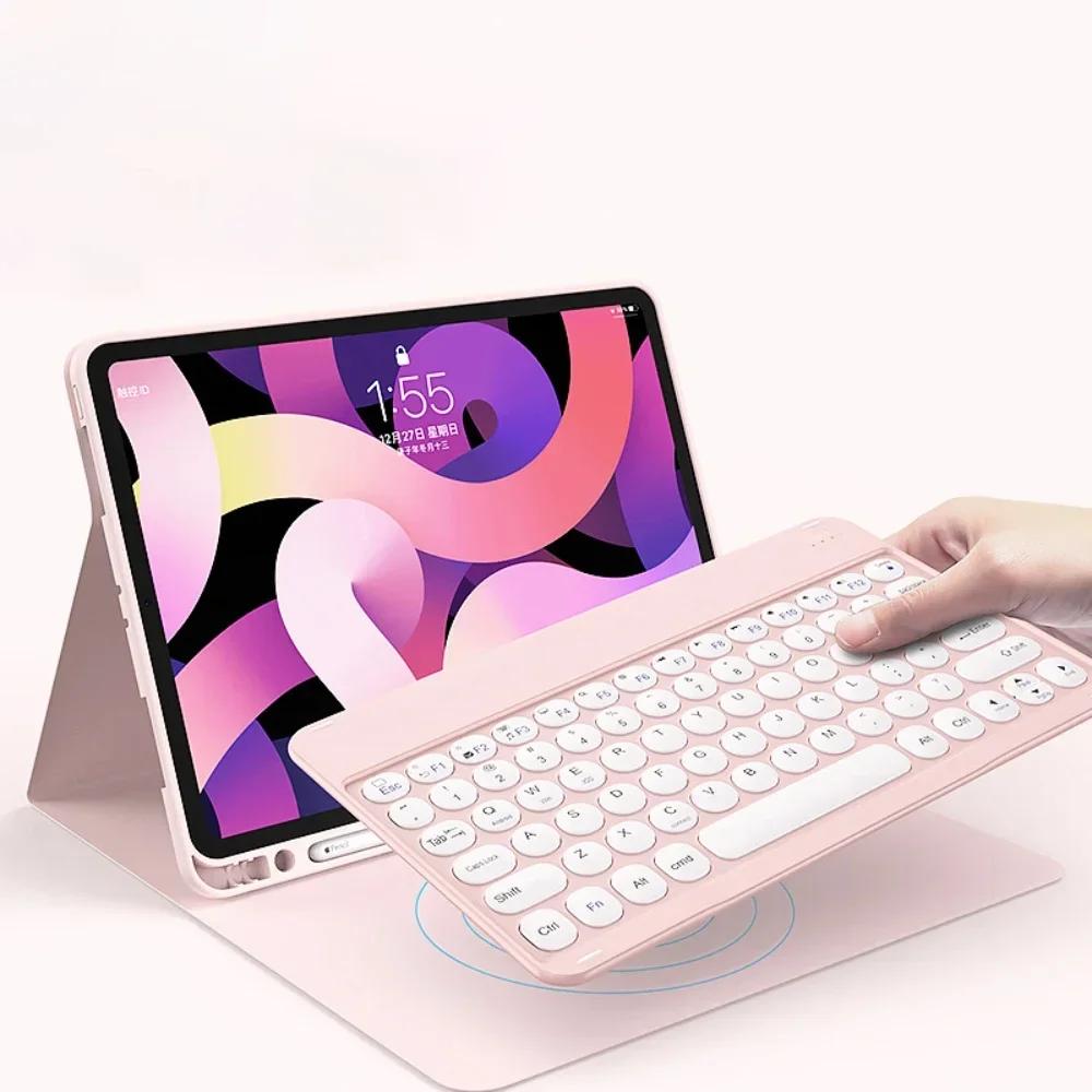 Tastaturabdeckungen für Tablets für Neues iPad 11. Generation A16 2025 Hülle mit Stifthalter für iPad 10. 9. 8. Air 6 5 4 Air 3 Pro 11 4. 3. Generation