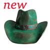 Men's and Women's Beach Hats Breathable Western Cowboy Straw Hats Fashionable Wide Brim Sun Hats Cowboy Hats