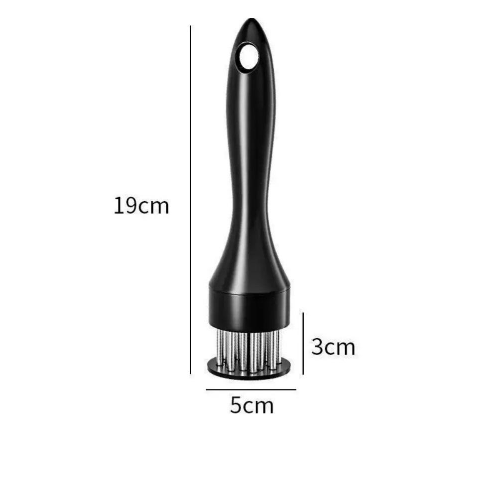 

Stainless steel meat tenderizer, 16/21 sharp needles, piercing through meat, tenderizing steak, beef, chicken, pork, grilling, m