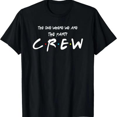 50 40 30 Feest Crew 50e 40e 30e Verjaardag Groep Vrienden T-Shirt