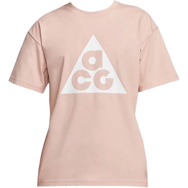 Nike ACG Logo Print Loose Round Neck Short Sleeve T-Shirt Men Tops Pink DJ3645-601
