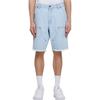 Urban Classics Mens Denim Knee Length Open Edge Shorts