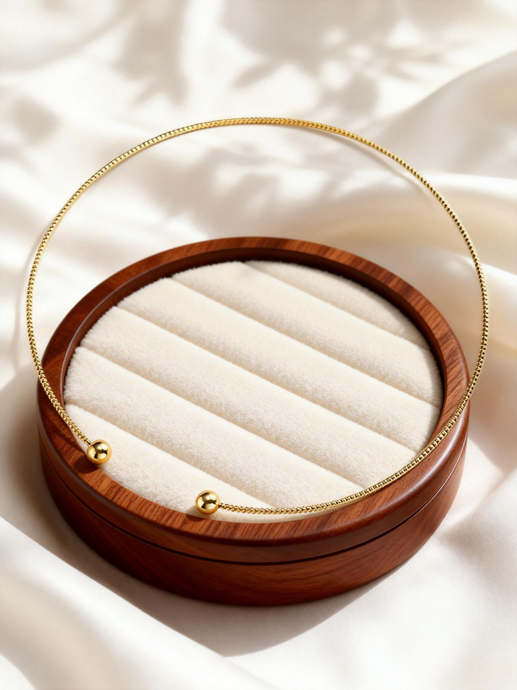 

Simple Bead Collar Necklace For Women Gold Color Stainless Steel Cuff Choker Necklaces Fashion Party Jewelry Accessory