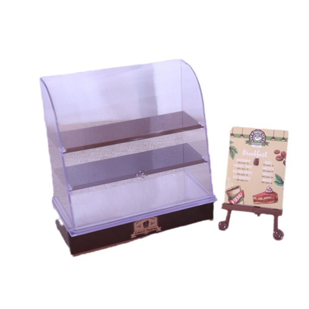 1:12 Scale Miniature Bakery Case Model Mini Food  Bread Stand Dollhouse Cake Case  Food Model
