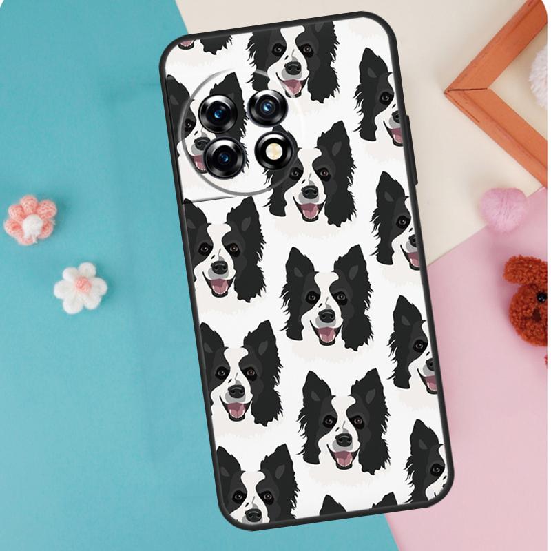 Border Collie Dog For OnePlus Nord 5 CE 2 3 4 Lite N20 N30 Case For OnePlus 15 13 12 11 10 13T 10T 12R 13R 15R