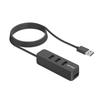 Buffalo Gen1 Bus Powered 4 Port Hub Black Top Insert Model BSH4U145U3BK USB3.2