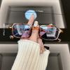 Retro Square Sunglasses Women Men Vintage Brand Designer Sun Glasses Fashion Driver Shades Mirror Lens