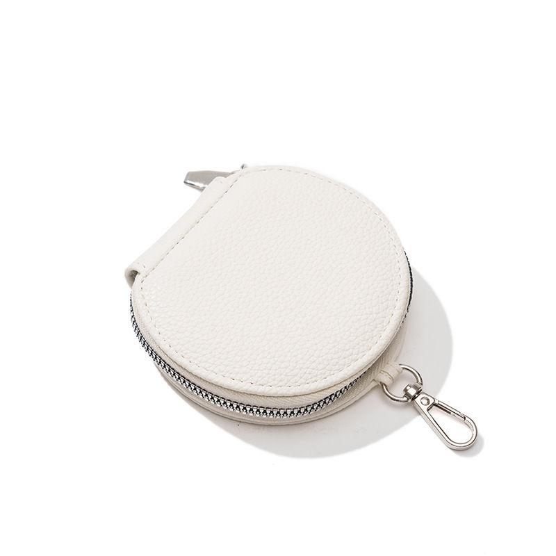 Fashion Mini Purse for Women Classic Round Zipper Purses Key Chain Rings Wallets Bags GZW