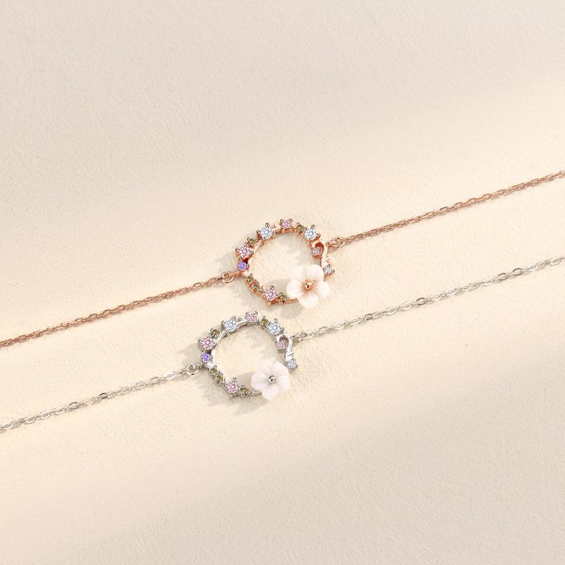 Summer New Small Daisy Wreath Bracelet Female Ins Small Fresh Internet Celebrity Mori Niche Design Jewelry