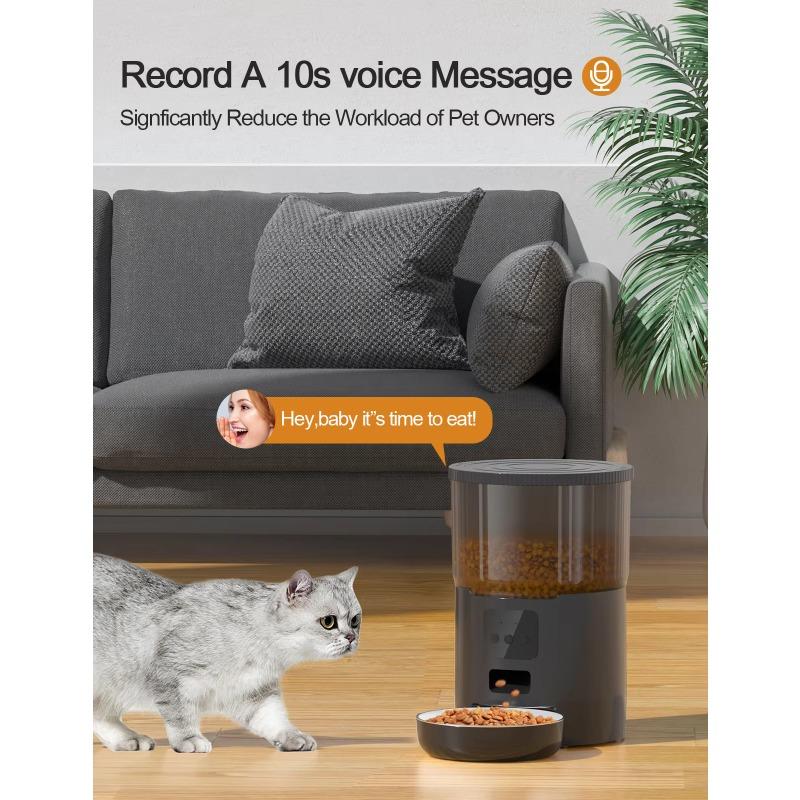 Top Selling Eco-Friendly Automatic Pet Feeder New Style Smart Cat and Dog Food Dispenser with Remote Control and Camera