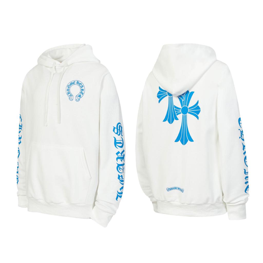 Unisex Autumn/Winter Horseshoe Hoodie with Sanskrit Print - European & American Trend
