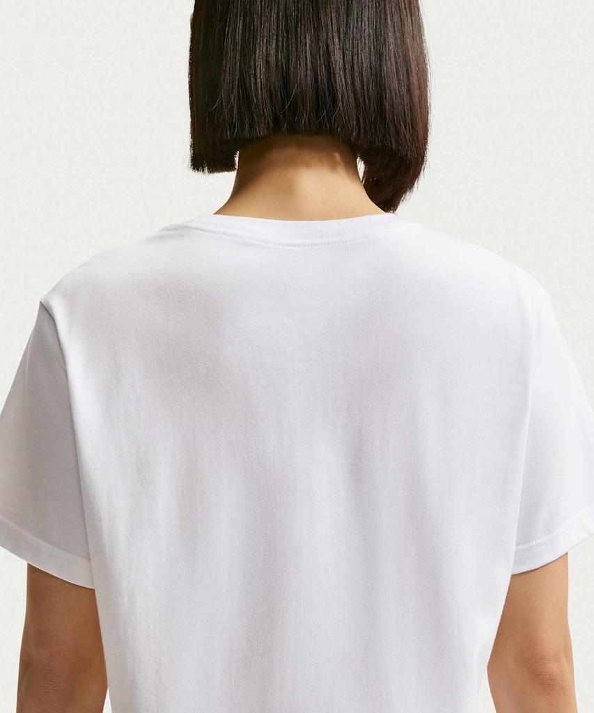 Nike Sportswear Oversized Short Sleeve T-Shirt (Plus Size) W - White:Black / Ih7602-100