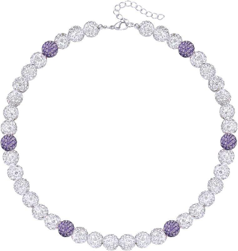 Men'S Colorful Diamond Ball Necklace Hip Hop Athletic Ball Fashion Athlete Star Jewelry