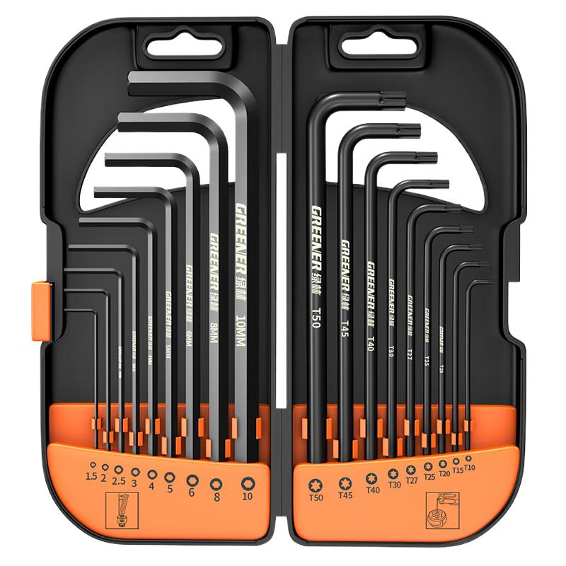 

Lülin Professional 18-Piece Hex Key Set with Assist Rod CN plug (adapter included)