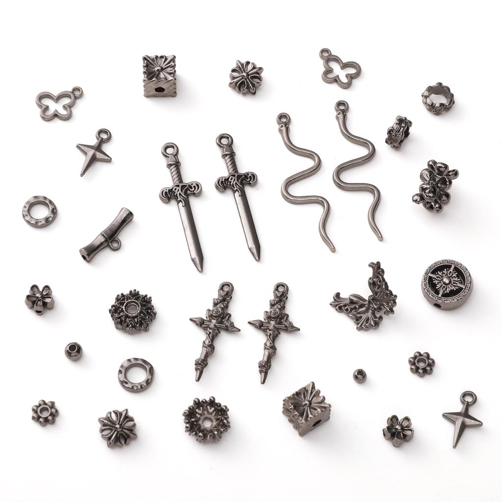 5-20Pcs Alloy Barrier Beads Accessories Series For DIY Necklace Bracelet Jewelry Making