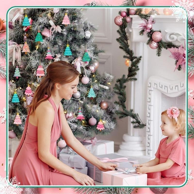 Handcrafted Holiday Ornament For Christmas Decorating Party Supplies Decoration For Tree And Fireplaces