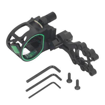 Lukostřelecký mířidlový 5pinový lukostřelecký mířidlový 5pinový z hliníkové slitiny s mikronastavením a adaptérem pro venkovní lukostřelbu