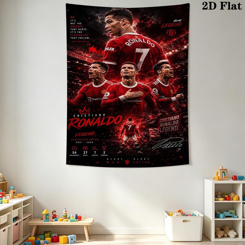 Ronaldo'S Determination Cr7'S Legacy Threepiece Set 1 Duvet Cover 2 Pillowcase Without Core Duvet Cover And Pillowcase