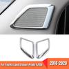 For Toyota Prado 150 Land Cruiser 2018 2019 2020 Accessories Silver Car Interior A-Pillar Door Audio Speaker Cover Trim Frame