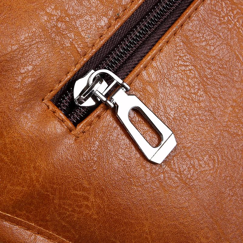 Men's Crossbody Bag Chest Bags High Quality Shoulder Bag Chest Bag for Men Fashion Business Messenger Bag PU Leather Waist Bags