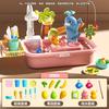 Electric Circulation Water Outlet Dishwasher Kitchen Wash Basin Set Play House Fishing Children'S Water Toys