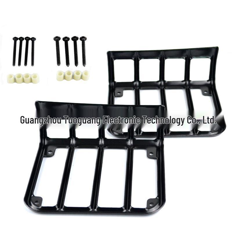 Jeep Wrangler Taillight Protector Guard Frame, Iron Anti-Rust Brake Light Lens