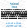 Tasti di ricambio per MacBook Modelli A2442, A2485, A2991, A2992, A3112, A3185, A3186, A3401, A3403