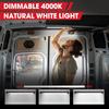 12V LED Light, 12 Volt Light Bar, Enclosed Trailer Lights, LED Light for RV Interior, String Lights for Trailer, Shed, Track, Van, RV(4Pack, 4000K,