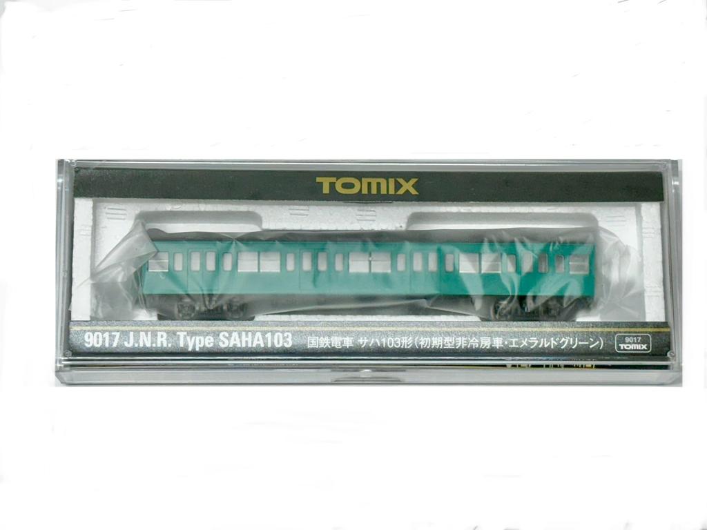 TOMYTEC TOMIX N Gauge JNR Saha 103 Series Early Model Car Emerald Green 9017 Model Train Non-Air-Conditioned